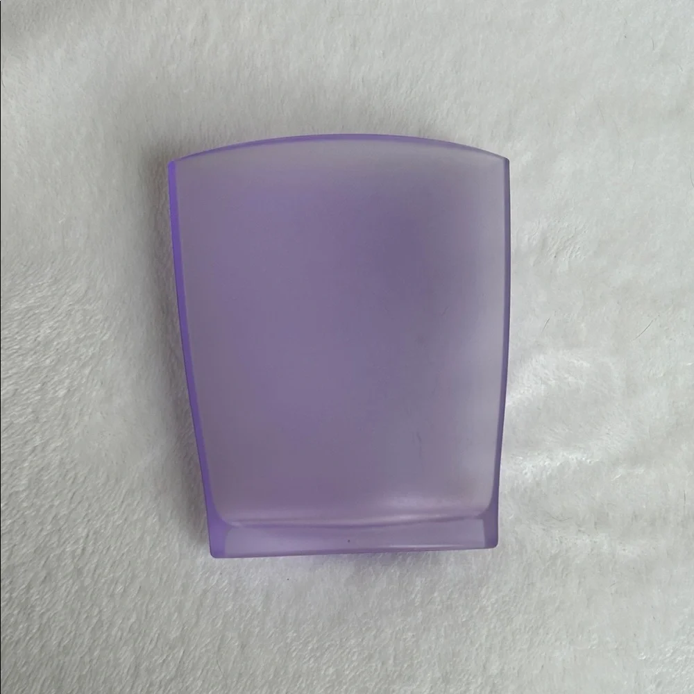 Purple Frosted Toothbrush Holder